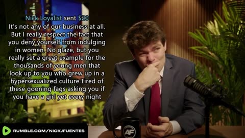 NICK FUENTES - Focus on Your Spirit First Smoke weed, drink, watch sports, gamble on sports