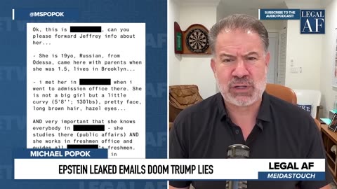 Motherload of Epstein EMAILS Connect More Dots! w/ Michael Popok
