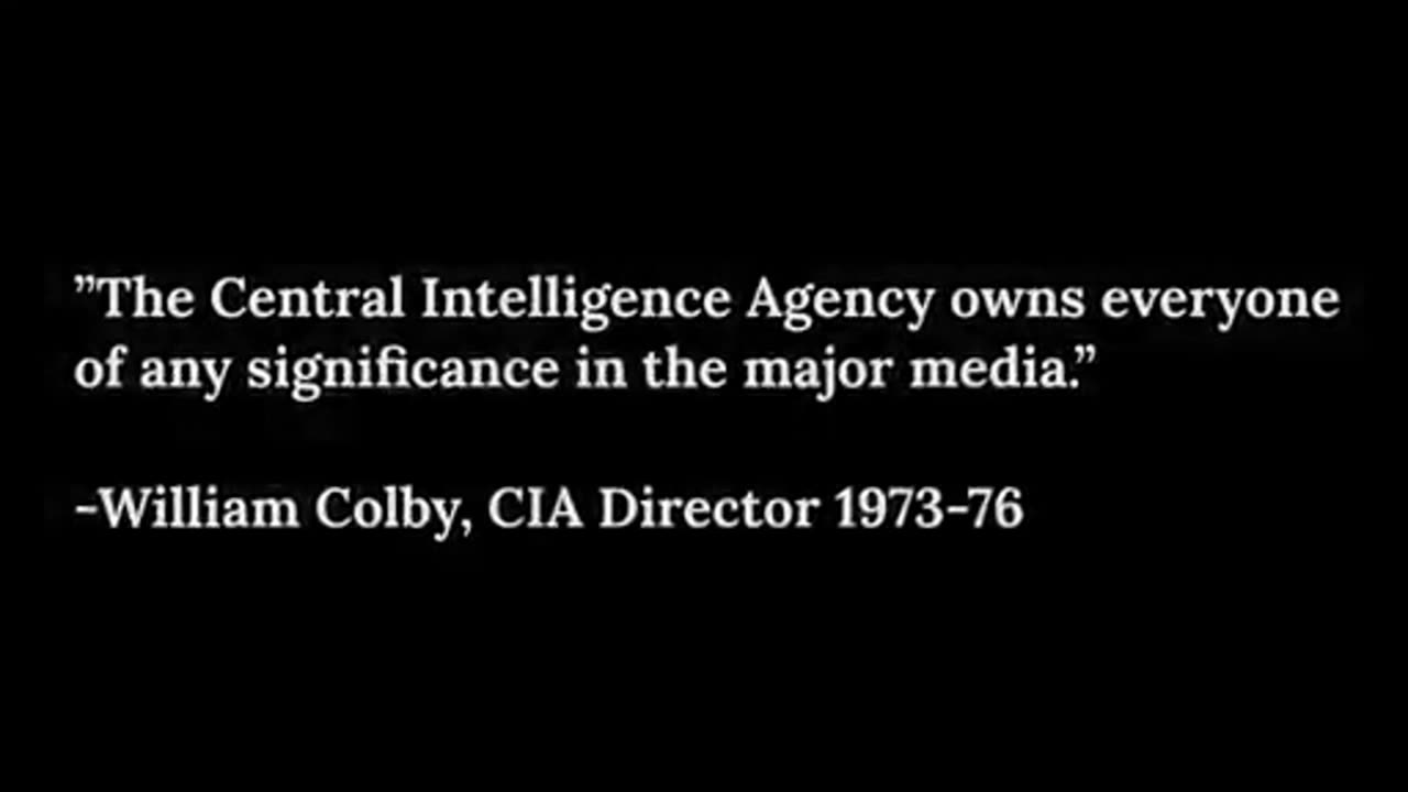 Confession of the director of the CIA in 1973-1976. William Colby