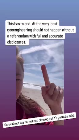 Chemtrails in the sky