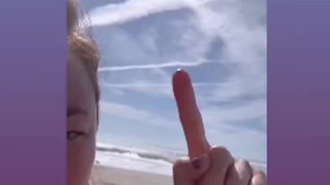 Chemtrails in the sky
