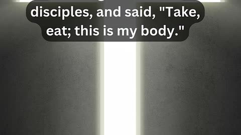 Journey of faith and spiritual growth Matthew 26:26 Daily Bible Verse