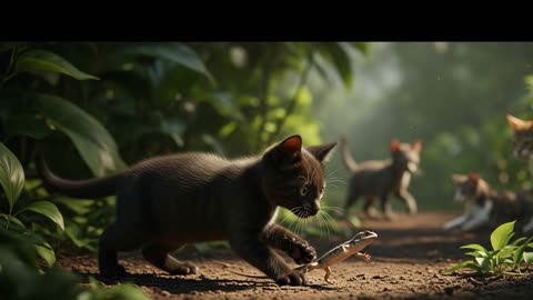 Tiny Kittens Jungle Survival Story