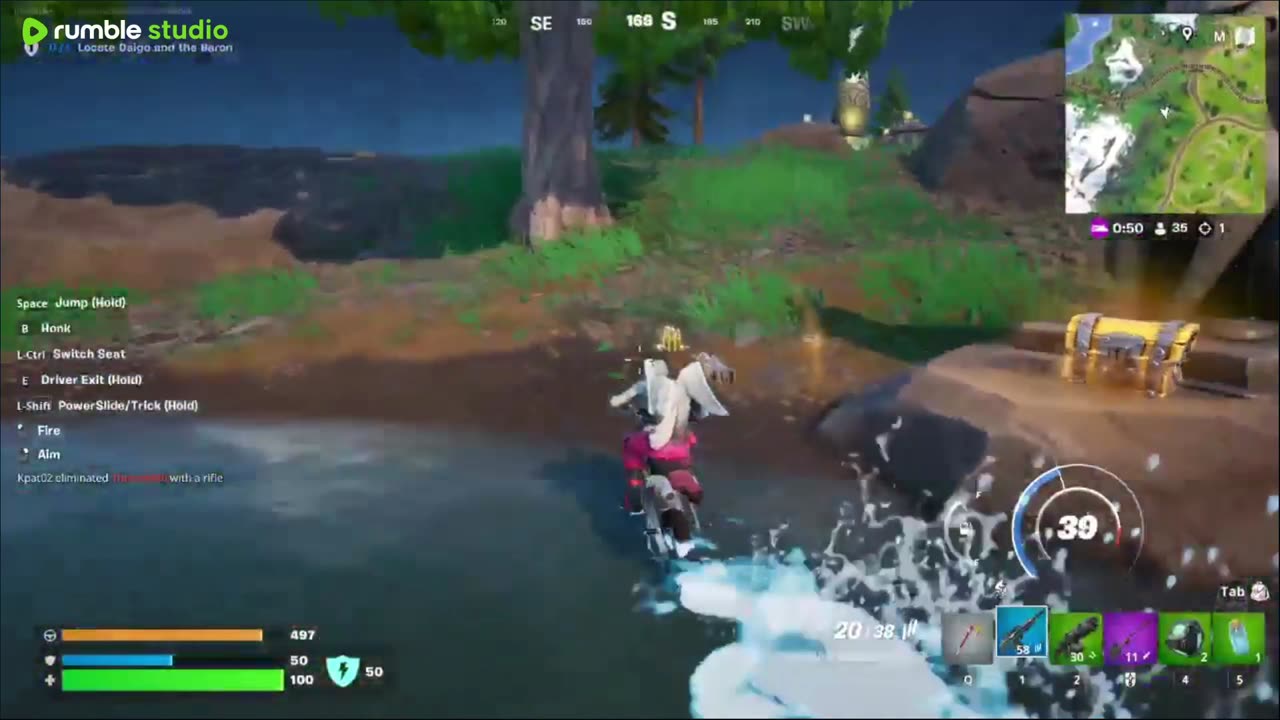 Destiny, Fortnite gameplay.