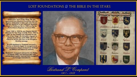 LOST FOUNDATIONS & THE BIBLE IN THE STARS by Bertrand L. Comparet