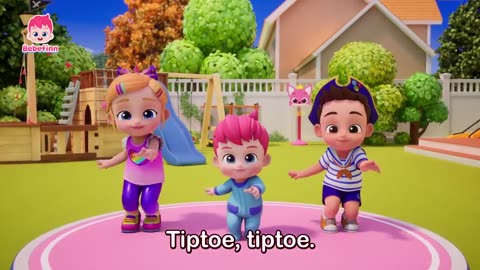 Walking WalkingㅣNursery Rhymes for KidsㅣDance along Bebefinn