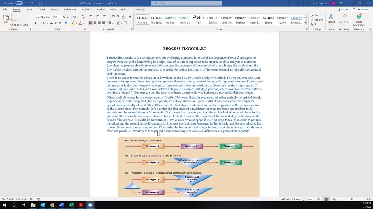 Gemach MOOC - Dr. Justin Goldston at Georgetown University Mini-Lecture on Process Flowcharts