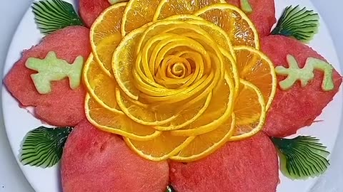 Arranging fruit