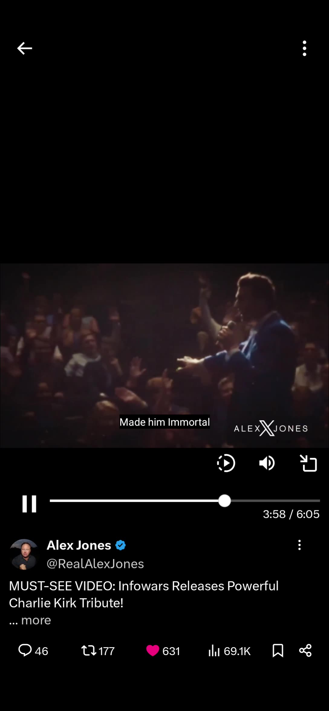 INFOWARS - Charlie Kirk Tribute