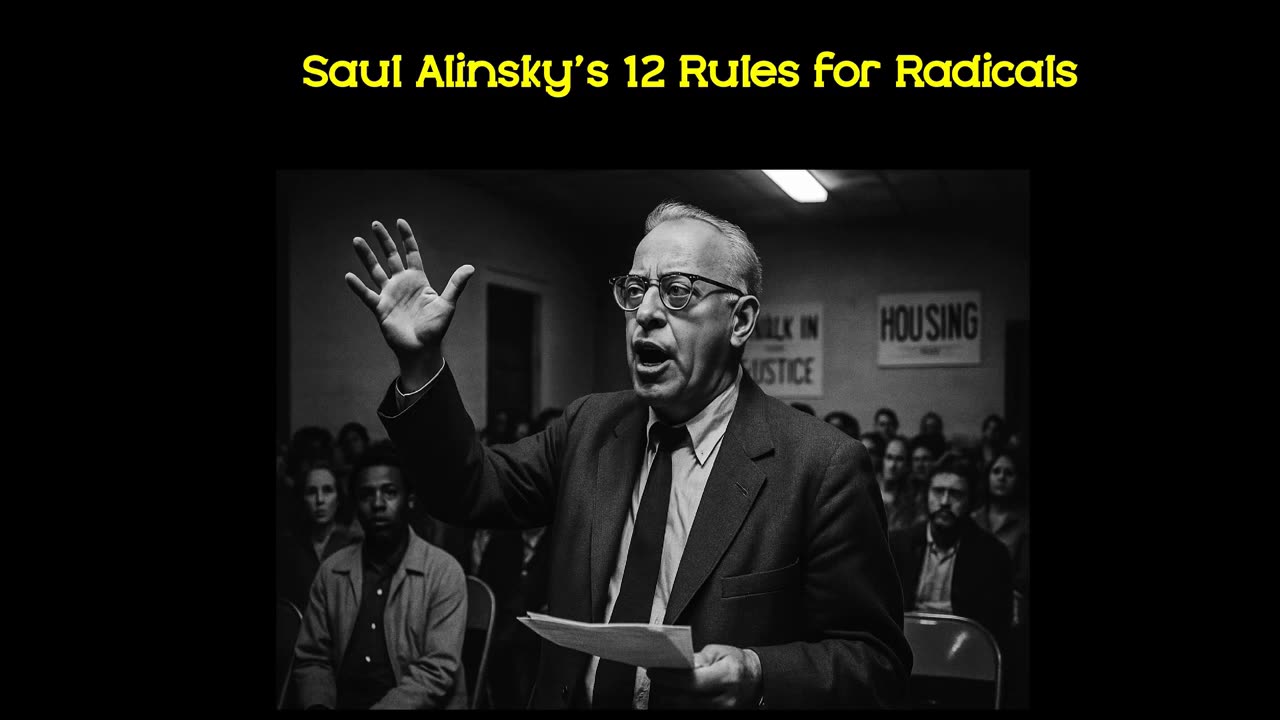Saul Alinsky’s 12 Rules for Radicals
