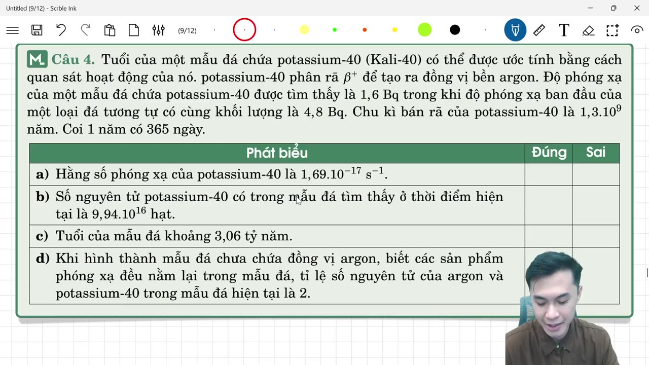 Đề minh hoạ môn Vật Lý - Đề số 17