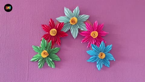 Transform Your Walls! 🌸 Easy Paper Craft Wall Hanging | DIY Home Decoration Ideas