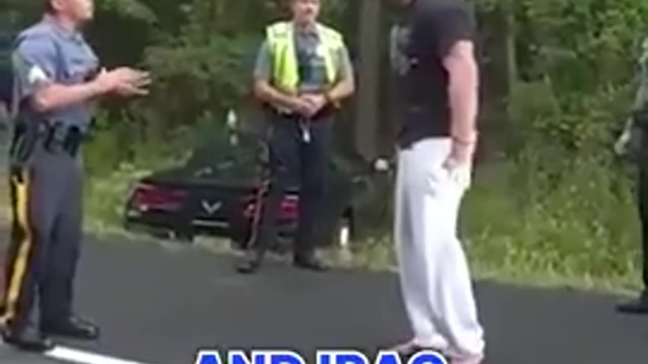 Wild Standoff Between GIANT Jacked Veteran and 8 Cops