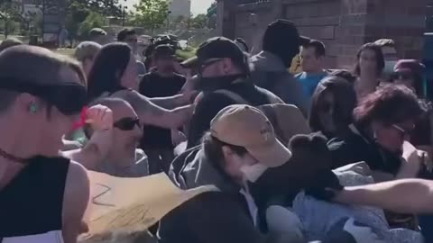 Crowd stands strong against ICE in Spokane