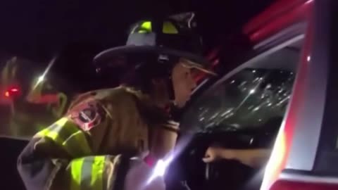 Late-Night Collision: High-Speed Driver Hits Sheriff’s Vehicle on Highway
