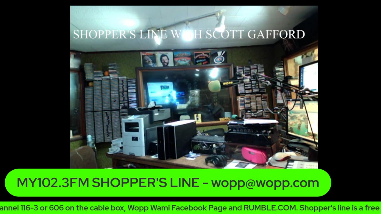 MY102.3FM SHOPPER'S LINE WITH SCOTT GAFFORD