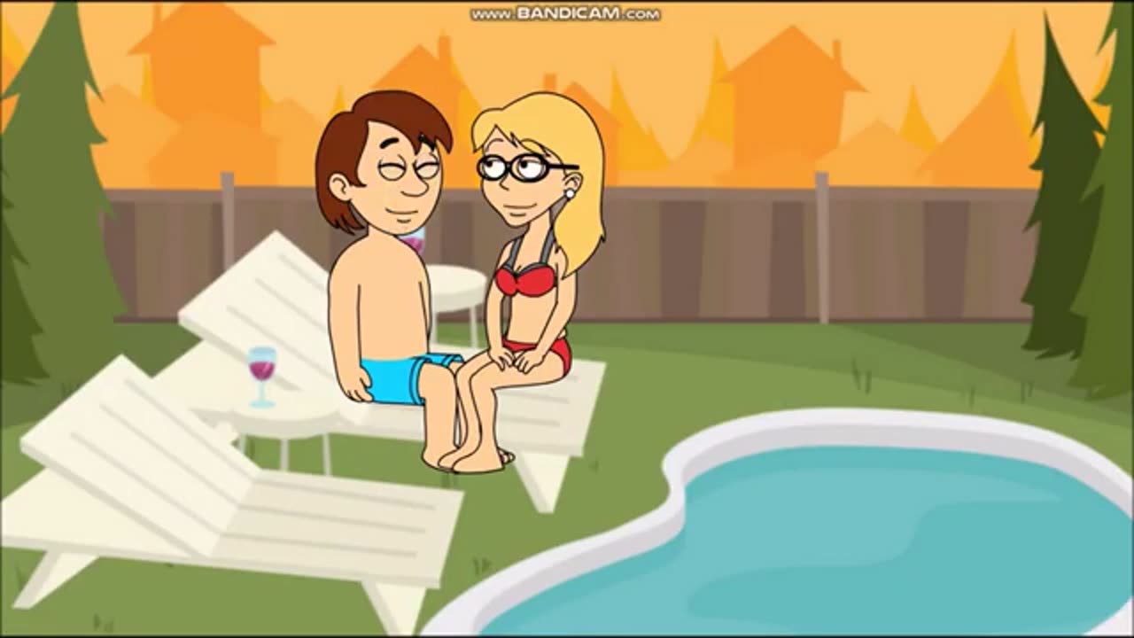 Tiffany Goes Swimming With Eddie At His Pool/Grounded