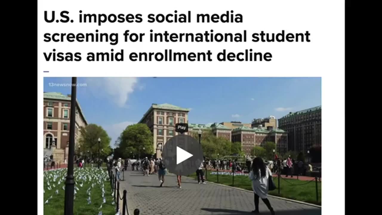 WARNING! TRUMP IS IMPLEMENTING SOCIAL MEDIA BACKGROUND CHECKS FOR U.S. VISA'S & CITIZENSHIP IS NEXT!