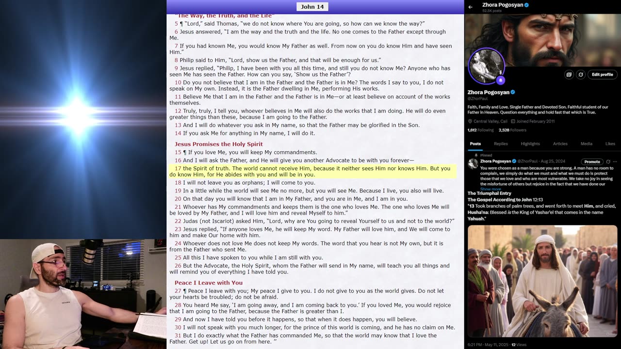Live: Bible Study-~MONDAY-~12-~MAY-~2025.