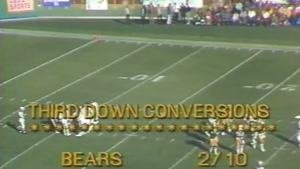 1978 CHICAGO BEARS AT GREEN BAY PACKERS