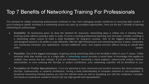 7 Key Benefits of Networking Training for Professionals in 2025