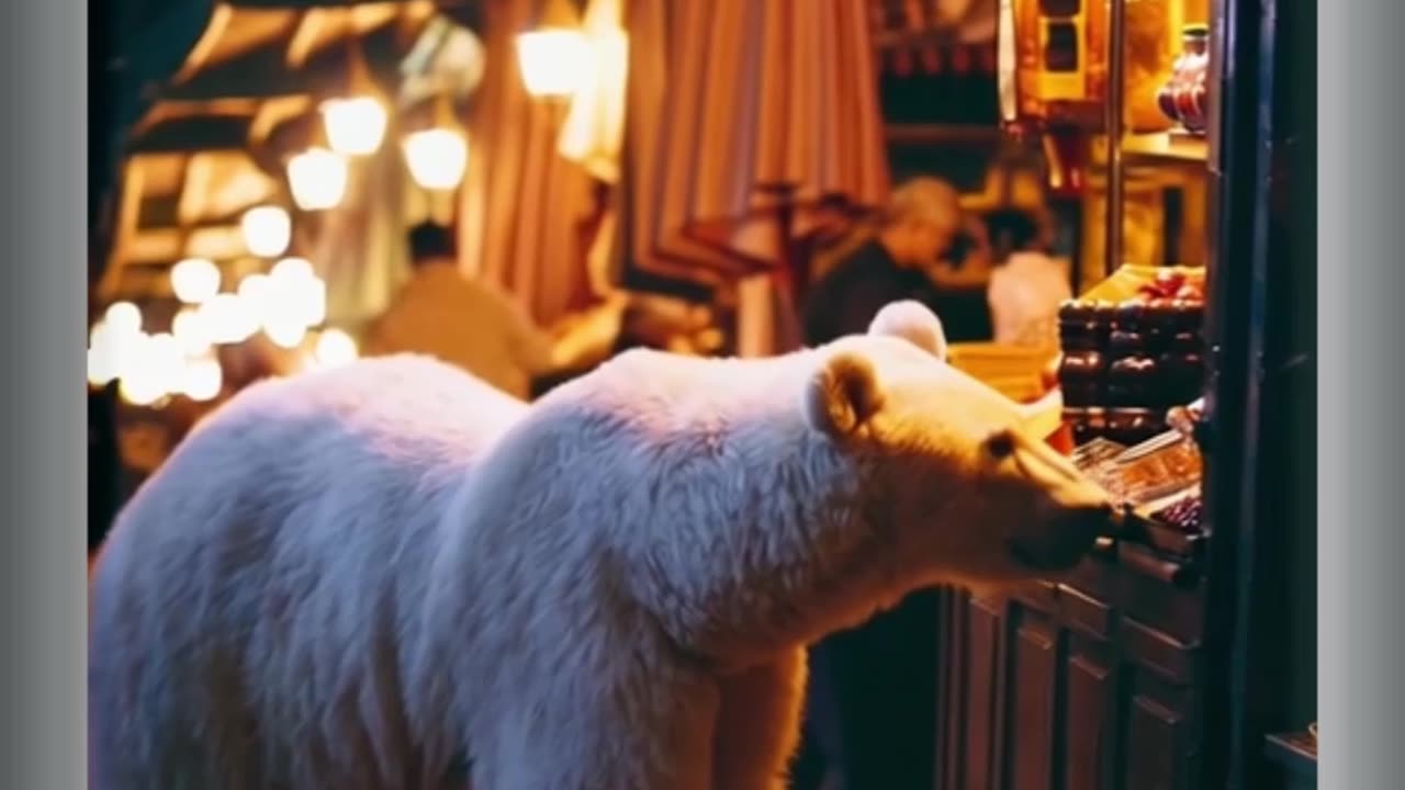 Moments from the wolf's incredible journey to the city .