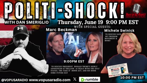 POLITI-SHOCK! "EXPOSE THE FRAUDS" W/ Special Guests: Marc Beckman & Michele Swinick!