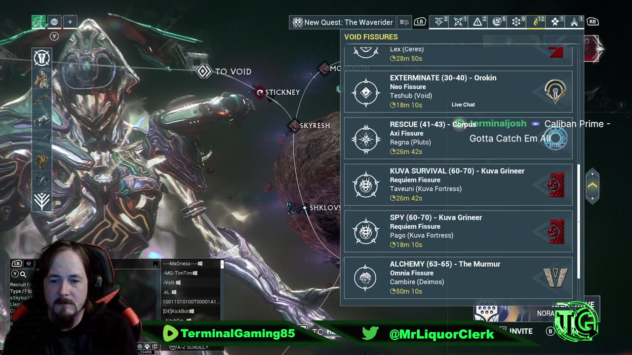 Terminal Gaming - Warframe New Prime Frame Farm