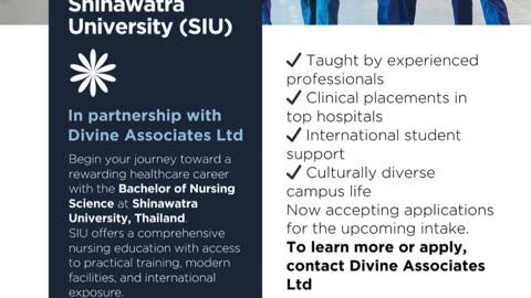 Future-Ready Nursing Careers with SIU & Divine Associates Ltd
