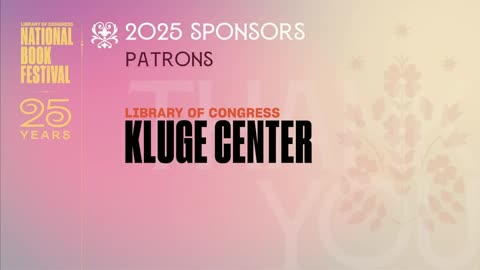 2025 National Book Festival Main Stage