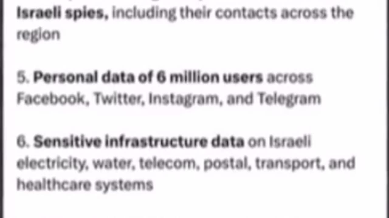 According to intel out of Tehran
