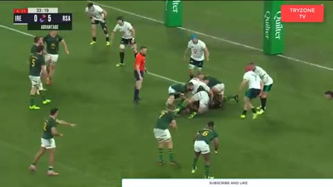 Ireland vs South Africa Rugby Highlights