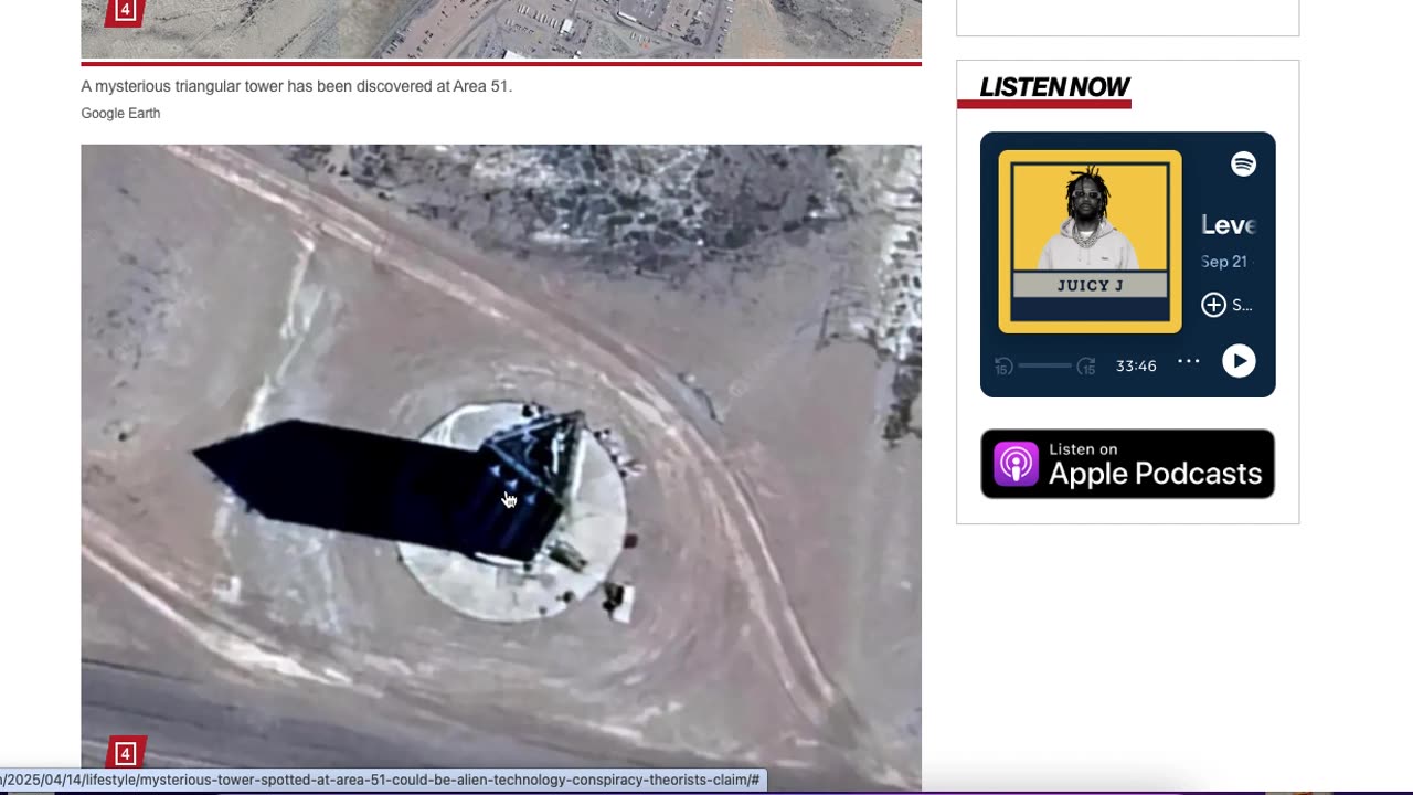 Master GongSun Taoism - Taoism Applied to the News - Mysterious tower spotted at Area 51