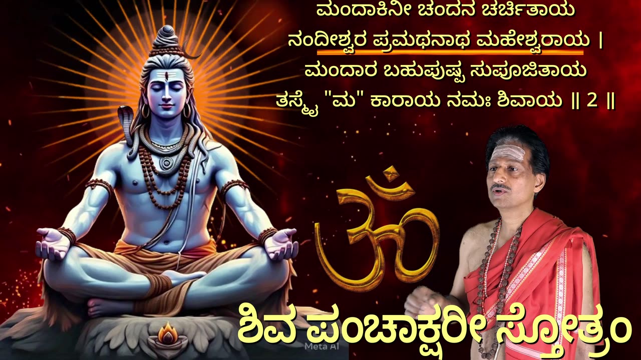 ಶಿವ ಪಂಚಾಕ್ಷರೀ ಸ್ತೋತ್ರಂ || (Vocal Style-2)