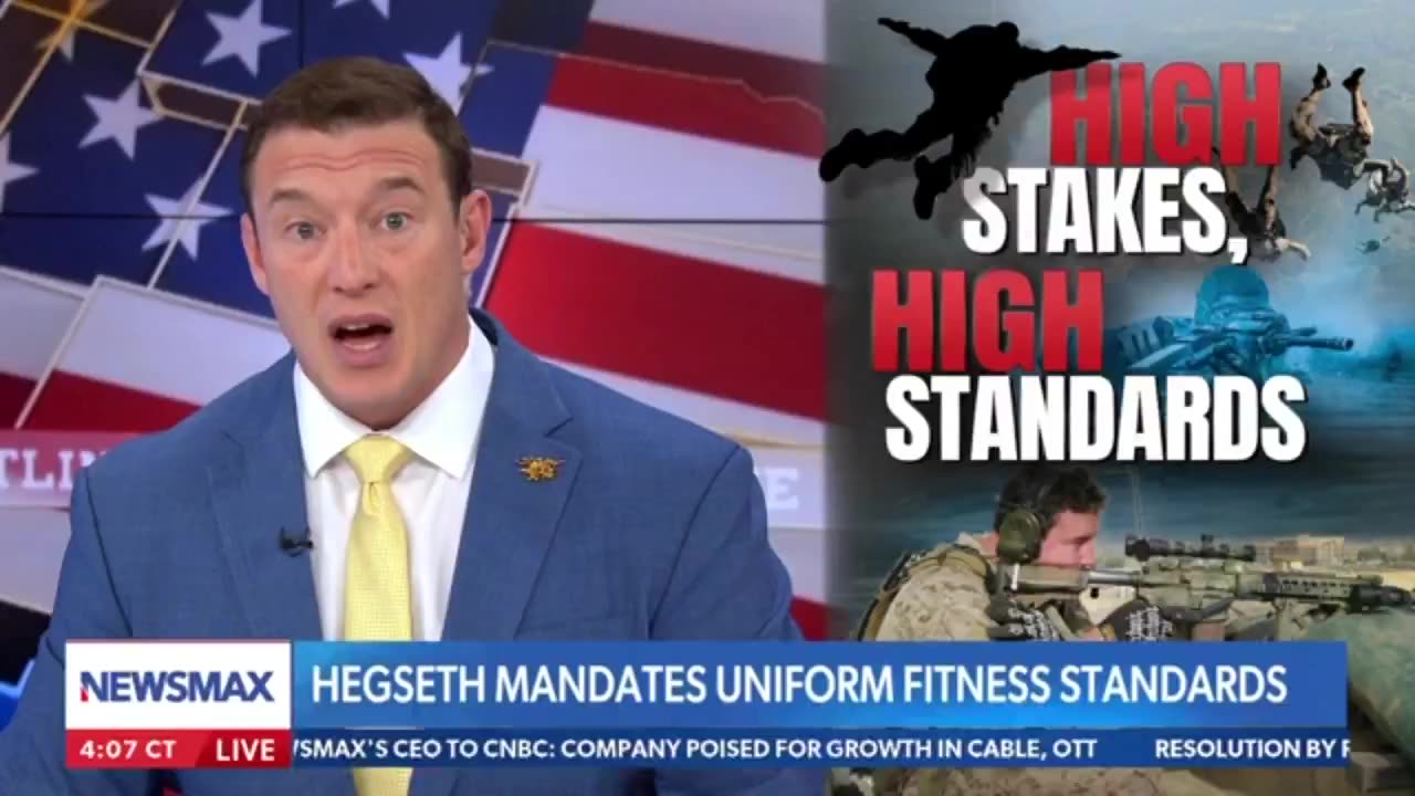 Carl Higbie expresses why the USA needs high military standards.