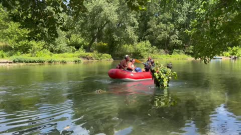 River Bushman Pranks Paddlers