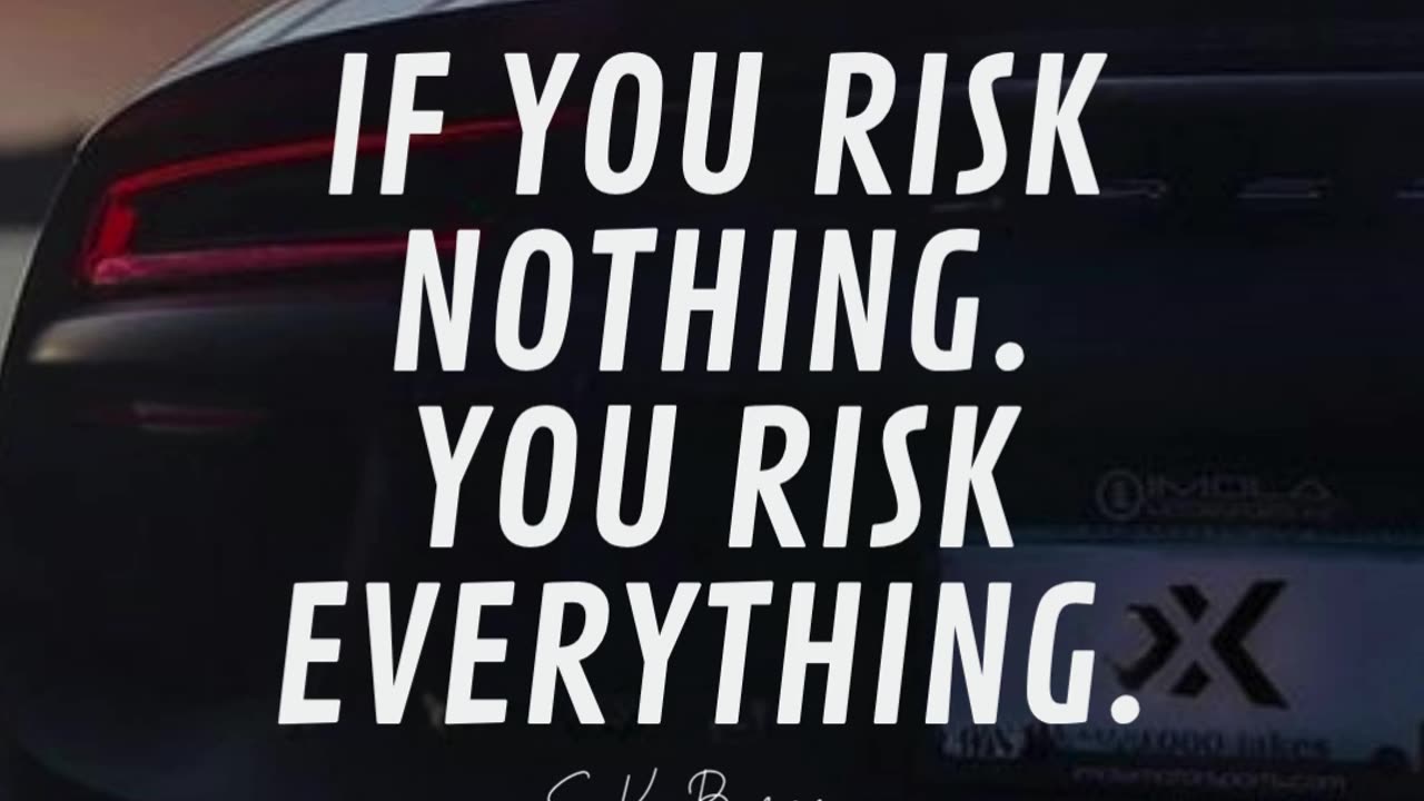 The Greatest Risk Is Playing It Safe