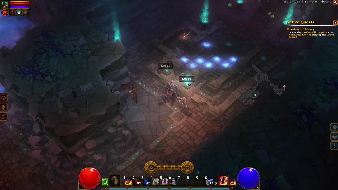 Torchlight II - Watchweald Temple - Grand Regent Eldrayn - Boss Fight [Engineer]