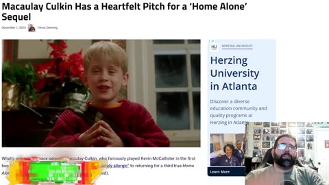 Macaulay Culkin Pitches Idea For Home Alone Sequel