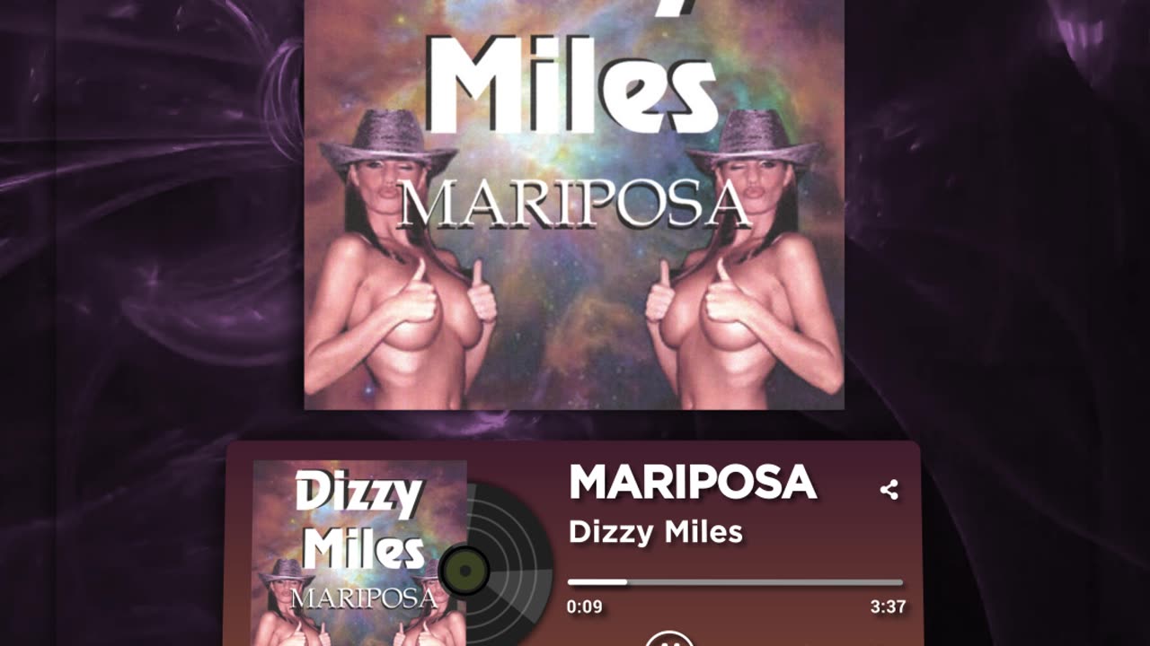 Dizzy Miles : Mariposa / Video Short. Available for licensing. dougcashpryor@yahoo.com