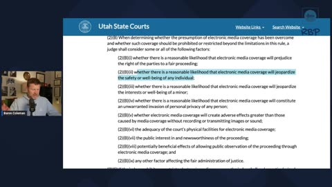 Tyler Robinson's Pseudo Defense Team Say They Want the Pretend Trial Off Camera -Baron 2/1