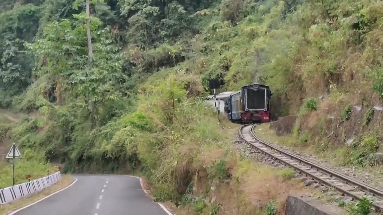 Z REVERSE No.1 (ZIG ZAG RAIL LINE) of Darjeeling Himalayan railways .