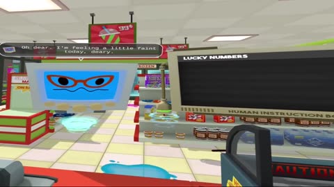 Annoying Customers in a convivence Store.