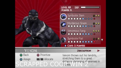 Ultimate Alliance 2 Venom Voicelines