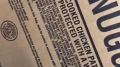 worker filmed inside the truck and shows the boxes of McDonalds foods