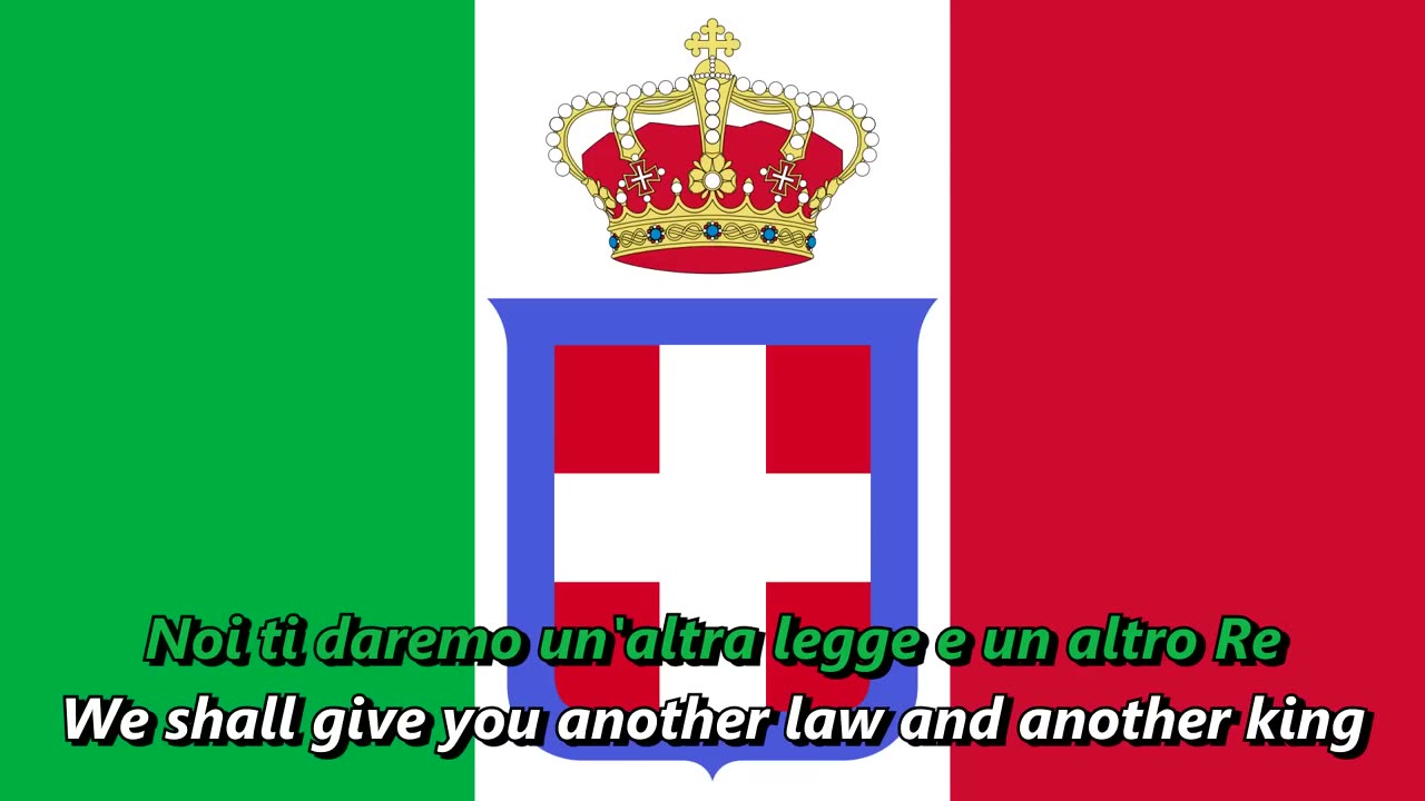 Faccetta Nera Marching Song of the Kingdom of Italy (With Lyrics)