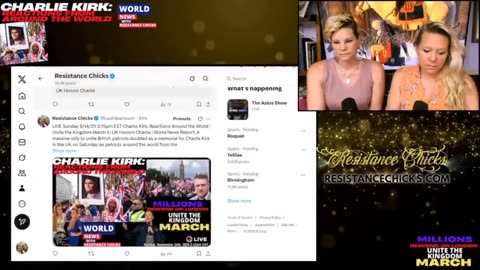 Charlie Kirk: Reactions Around the World | Unite the Kingdom March In UK Honors Charlie
