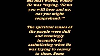 Matthew 13:14 - Daily Bible Verse Commentary