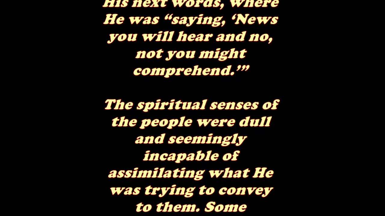 Matthew 13:14 - Daily Bible Verse Commentary