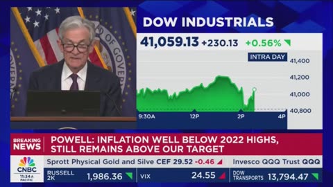Federal Reserve Chair Jerome Powell says that Trump’s tariffs will lead to increased inflation